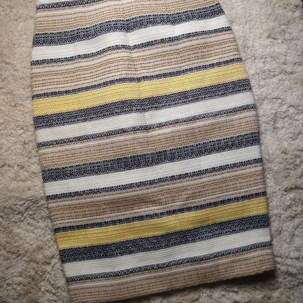 Etcetera Multicolor Striped Pencil Skirt